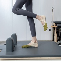 Nouvelle Arrivée Été ODM TOESOX Alternative Chaussettes de Sport Antidérapantes à Cinq Doigts, Sans Talon, Tie-Dye Dégradé pour Yoga