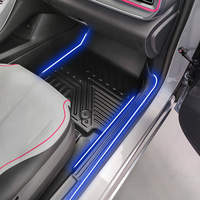 Ventes directes usine, faible MOQ, tapis de voiture 5D en TPE antidérapant, tapis de sol souple en TPE toutes saisons pour BYD Emax9