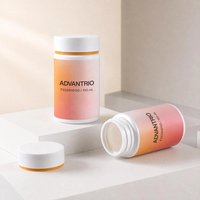 Flacon rond en plastique HDPE de 150 ml, résistant à l'humidité, pour comprimés de calcium, emballage de produits de santé, vente en gros