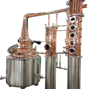 Alcohol Distillation Modular Moonshine Pot still reflux Column for Whisky Rum Gin Vodka Brandy Spirit Wine equipment distiller