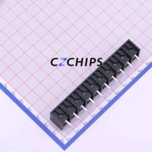 HB9500-9.5-10P Barrier Terminal Block Through hole Component (THT),P=9.5mm Connector Three Sides 9.5mm 1x10P Straight Pin - Product Image 2