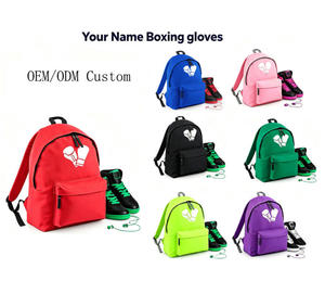 Zaino Personalizzato per Guantoni <span class=keywords><strong>da</strong></span> <span class=keywords><strong>Boxe</strong></span>, Elegante Zaino per Bambini, Ideale per Conservare Attrezzatura Sportiva, Resistente Portaoggetti per Kit di Allenamento - Product Image 1