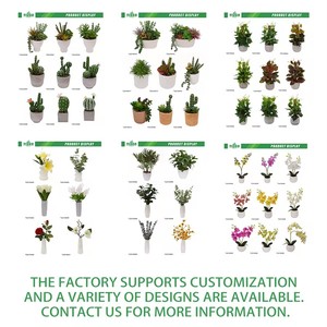 Tizen Sản phẩm mới tùy chỉnh nhựa giả Cherry chanh cây bonsai cây ăn quả nhân tạo trong xi măng nồi - Product Image 6