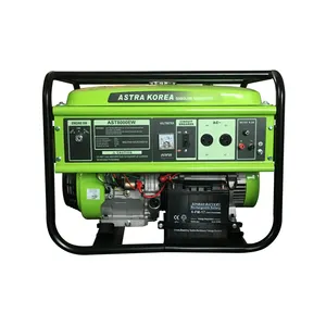 Astra Korea 188f Kualitas Tinggi 100% Tembaga 220V 5kw 5kva Generator Bensin