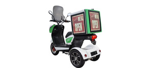 รถจักรยานยนต์โลจิสติกส์ JYC E580 แบบ 3 ล้อ สำหรับส่งอาหารพิซซ่า ความเร็ว 70 กม./ชม. - Product Image 3