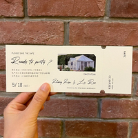 Billets de mariage personnalisés de haute qualité, billets de concert, d'exposition et d'événements, billets avec numéro de série, code QR et code-barres