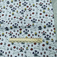 Tissu en coton naturel imprimé floral, écologique et de haute qualité, très vendu, pour la literie, la décoration intérieure, les bébés et les enfants