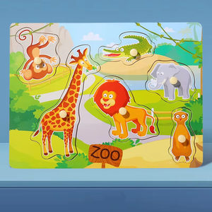 Rompecabezas Educativo <span class=keywords><strong>de</strong></span> Dinosaurios <span class=keywords><strong>para</strong></span> Niños, Tablero <span class=keywords><strong>de</strong></span> <span class=keywords><strong>Madera</strong></span> con Frutas y Verduras, Rompecabezas <span class=keywords><strong>de</strong></span> Plástico con Alfabeto <span class=keywords><strong>para</strong></span> Niños <span class=keywords><strong>de</strong></span> 2 a 4 Años - Product Image 5