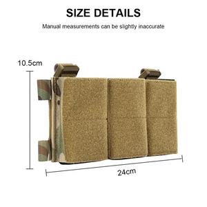 เสื้อกั๊กยุทธวิธี SINAIRSOFT พร้อมช่องใส่แม็กกาซีนสามช่อง แผงติดแบบ Hook Loop สำหรับแม็กกาซีนขนาด 5.56 และ 7.62  ชุดอุปกรณ์พกพาที่หน้าอก และแผ่นป้ายยุทธวิธี - Product Image 2