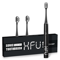 Brosse à dents électrique sonique intelligente à piles avec minuterie, appareil de soin buccal pour adultes, nettoyage des dents, étanche, OEM/ODM