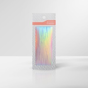 Per Missha ologramma 3D 2D adesivi per unghie Laser francese stile giapponese; Carta di plastica per fai da te decorazione Manicure 3D Nail Art - Product Image 1