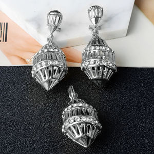Nouveaux ensembles de bijoux en cuivre tendance pour femmes, boucles d'oreilles pendantes de nouvelle conception, haute qualité, géométriques, cadeaux de mariage, tendance - Product Image 6