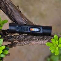 Lampe torche EDC portable COVREVYN 500LM avec logo sérigraphié pour cadeaux d'affaires, avec dispositif d'allumage remplaçable