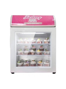 VICTORY KITCHEN Réfrigérateur congélateur à affichage de vitrine de crème glacée à température unique personnalisé-25C R404a équipement de réfrigération - Product Image 6