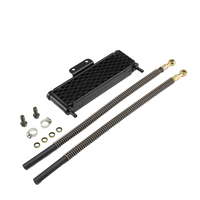 Radiateur de refroidissement d'huile moteur PowerMotor en aluminium neuf pour motos de motocross Kawasaki KX 65/85/100/140, Yamaha YZ 125, WR 150SX