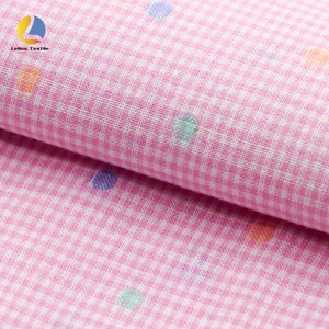 Vải may quần áo thời trang Hàn Quốc, chất liệu cotton 100%, họa tiết ca rô nhiều màu, vải jacquard, vải kẻ caro nhiều màu dùng cho áo sơ mi - Product Image 5