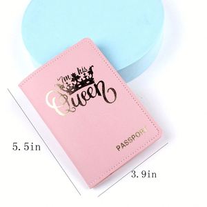 Funda de Pasaporte de Viaje Personalizada con Logotipo Empresarial, de Cuero PU, 5 Pulgadas de Grosor, 50 mm, Sin Cierre, Incluye Espacio para Identificación y Tarjetas de Crédito - Product Image 6