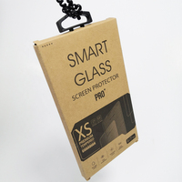 Protections d'écran en verre trempé pour téléphone, emballage en boîte en papier pour iPhone 12 Mini Pro Max