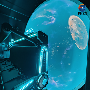 Simulatore di Movimento a 6 DOF per Parco Divertimenti al Coperto, Piattaforma Cinematografica 9D a Forma di Cupola, Cinema Volante a 360 Gradi - Product Image 1