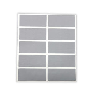 1000 pièces bricolage manuel fait à la main autocollant à gratter gris Rectangle PET matériel carte à gratter dans les tailles 15x48mm 20x60mm 26x60mm - Product Image 3