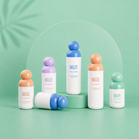 Flacon pompe sans air MUZE 30ml 50ml 100ml | Emballage cosmétique en gros pour crème visage, écran solaire, lotion | Fabricant OEM