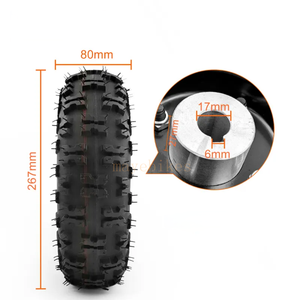 Ruota Mayebikes da 10 Pollici per Scooter Elettrico Fai-da-te, Motore, Rasaerba, Carrello, Carriola, Pneumatico Fuoristrada 4.10-4 Durevole - Product Image 6