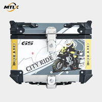 Fabricant professionnel de bagages pour motos, boîte arrière en alliage robuste, grand stock, expédition rapide pour les distributeurs mondiaux
