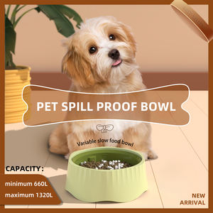 Tigela de Água para Cães Personalizada Anti Derramamento Multifuncional Fácil de Limpar Tigela de Praia para Cães com Logotipo Pessoal - Product Image 4