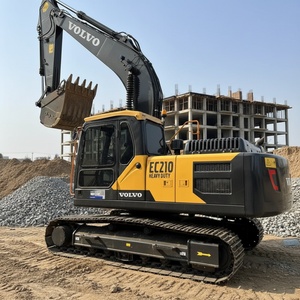 Excavatrice sur chenilles d'occasion Volvo EC210 de 21 tonnes, modèle coréen d'origine, également compatible avec les modèles EC140B et EC140BLC - Product Image 1