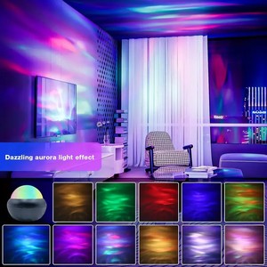 Hot bán 16-màu năng động Bắc Aurora LED ánh sáng ban đêm với sóng Aurora bầu trời đầy Sao chiếu giáng sinh Nhà Thông Minh ánh sáng - Product Image 3