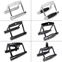 QUTENG Accessoire pour structure de portique en acier, Barre en T, Poignée de selle pour exercices assis, Barre de traction pour Pec Deck, Équipement de gym, Appareil de musculation en V 15 lb