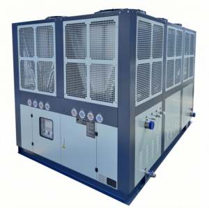 เครื่องทำความเย็นแบบระบายความร้อนด้วยอากาศ R410A ขนาด 168 กิโลวัตต์ เป็นมิตรต่อสิ่งแวดล้อม สำหรับโครงการโรงงานรักษ์โลก - Product Image 2