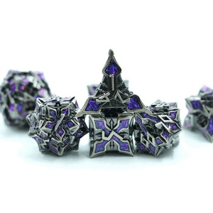 Mới nóng bán D & D xúc xắc đa diện 7 mắt Quái Vật rỗng xúc xắc ngục tối và rồng tùy chỉnh kim loại RPG <span class=keywords><strong>DND</strong></span> xúc xắc Bộ - Product Image 5