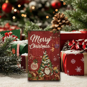 Serviettes de table de Noël motif bonhomme de neige style aquarelle, serviettes en papier jetables 3 plis pour fête de Noël 33*40cm - Product Image 5