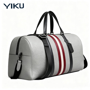 YIKU ODM ODM Niedriger MOQ Maßgeschneidertes Design Logo Große Herren Übergroße Kunstleder-Reisetasche - Product Image 1