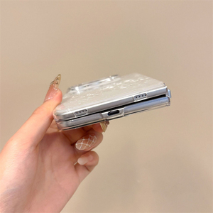 Étui de téléphone de luxe à motif coquillage pour iPhone Duo 18 Fold, coque rigide en PC antichoc avec protection de la charnière - Product Image 5