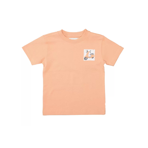 เสื้อยืดคอกลมเนื้อนุ่มสำหรับเด็กผู้ชาย ผลิตจากผ้าฝ้าย 100% น้ำหนักพอเหมาะ ดีไซน์เรียบง่าย เหมาะสำหรับผิวบอบบาง - Product Image 1