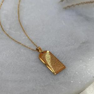 Ispira gioielli calligrafia islamica gioielli oro 18K araba musulmana tag collana <span class=keywords><strong>Allah</strong></span> e ti abbiamo creato in coppia collana - Product Image 5