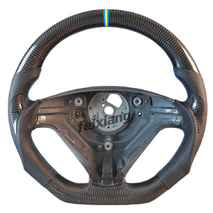 Volant de voiture sport à trois branches en fibre de carbone et Alcantara pour Volvo <span class=keywords><strong>S60</strong></span> R / V70 R (plateforme <span class=keywords><strong>P2</strong></span>) - Product Image 1