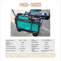 Machine à fabriquer des barres déformées et des goujons d'ancrage en état neuf avec pompe à engrenages à moteur - pour le roulage de filetage de barres d'armature