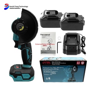 <span class=keywords><strong>Meuleuse</strong></span> d'angle compacte sans balais à rotor externe rechargeable de 4 pouces, haute performance pour le polissage et le nettoyage des joints - Product Image 4