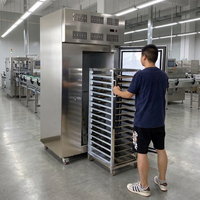 Congélateur à plaques en acier inoxydable AISI 304, 15 plateaux, 600L, refroidissement à air haute vitesse, certifié HACCP, industriel