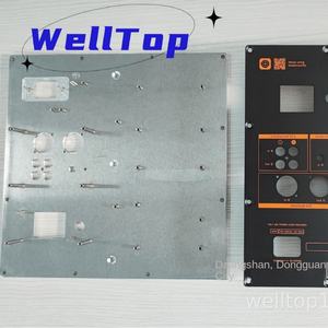 WellTop Custom Factory-Bend Aluminum Chassis Shell Rivet Model <b>Sandblasted</b> Anodized Silk Screen Printed Sheet Metal Fabrication - Product Image 5