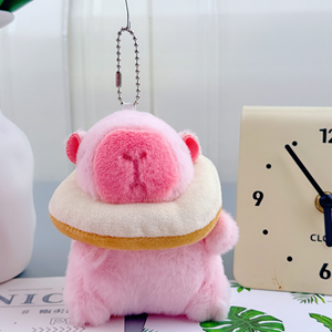 Bonito muñeco de peluche Capybara, almohada, diseño de <span class=keywords><strong>pan</strong></span>, relleno de algodón PP, juguete de peluche lavado, 20cm para cumpleaños, regalos de San Valentín - Product Image 3