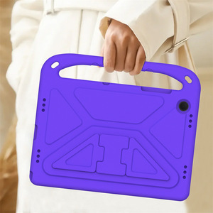 Antichoc EVA Kids Friendly Handle Stand Drop Proof Child Case pour <span class=keywords><strong>Samsung</strong></span> <span class=keywords><strong>Galaxy</strong></span> <span class=keywords><strong>Tab</strong></span> <span class=keywords><strong>A7</strong></span> Lite 8.7 "(2021) SM-T220 /SM-T225 - Product Image 4