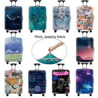 Housse de protection personnalisable style dessin animé pour valise à roulettes – Anti-poussière – Meilleure vente