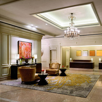 Tapis d'hôtel lavable antibactérien, tapis imprimé, tapis moderne de luxe pour chambres d'hôtes et sanitisation hôtelière