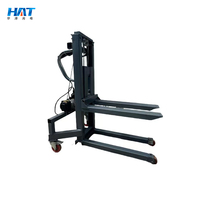 Pengangkat Speaker Portabel 300kg 1.2m, Forklift Kecil Manual, Kontrol Manual, Bertenaga Baterai 220V untuk Memuat/Membongkar