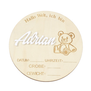 Personnalisation de 2 cartes de jalons de développement pour bébé, accessoires de photographie nouveau-né, panneaux d'annonce de naissance 'Bonjour le monde' pour baby shower - Product Image 6