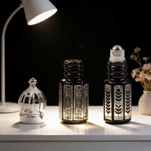 3ml 6ml 10ml 12 ml Arabic Style Luxury Fragrance Packaging Gilded Multi-Color <b>Perfume</b> Roller Essential <b>Oil</b> Bottle for Cosmetic - Product Image 5